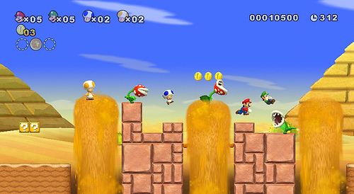New Super Mario Bros review screenshots